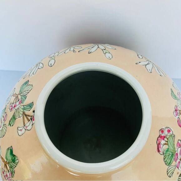 Antique Chinese Famille Rose Porcelain Phoenix Birds Ginger Jar vase - Picture 9 of 13